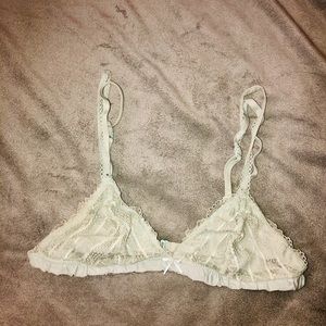 Mint lace bralette